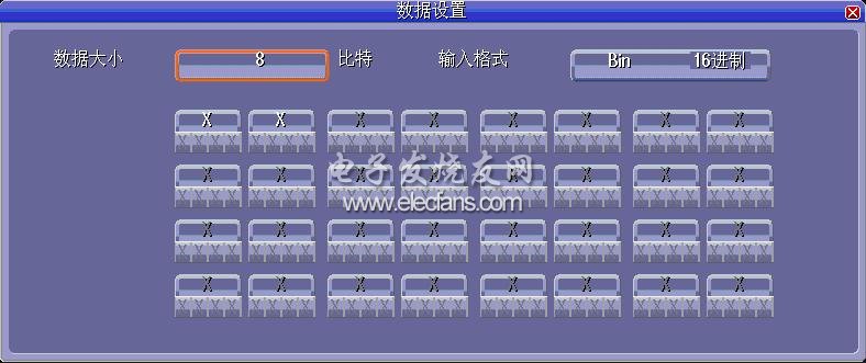 自定义串行总线 触发条件设定