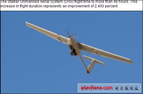 洛克希德·马丁公司生产的Stalker无人侦查机(网页截图)