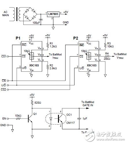 基于数字电位器控制BatMod充电器模块的设计指南
