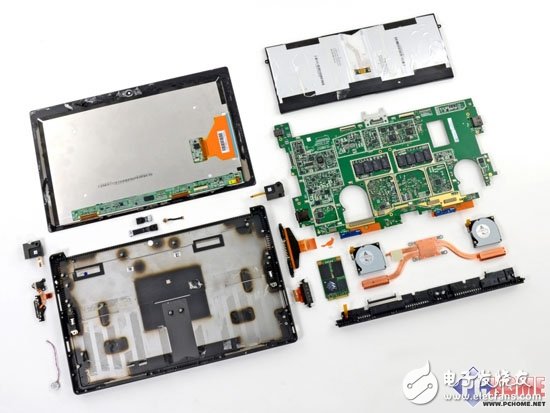 拆解Surface Pro:结构复杂维修困难